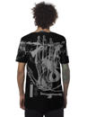 abstract urban black t-shirt